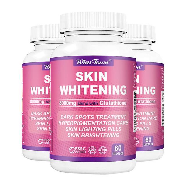 Skin Glossy Capsules, Whitening Pills, Whitening Beauty Capsules 3PCS on Productcaster.