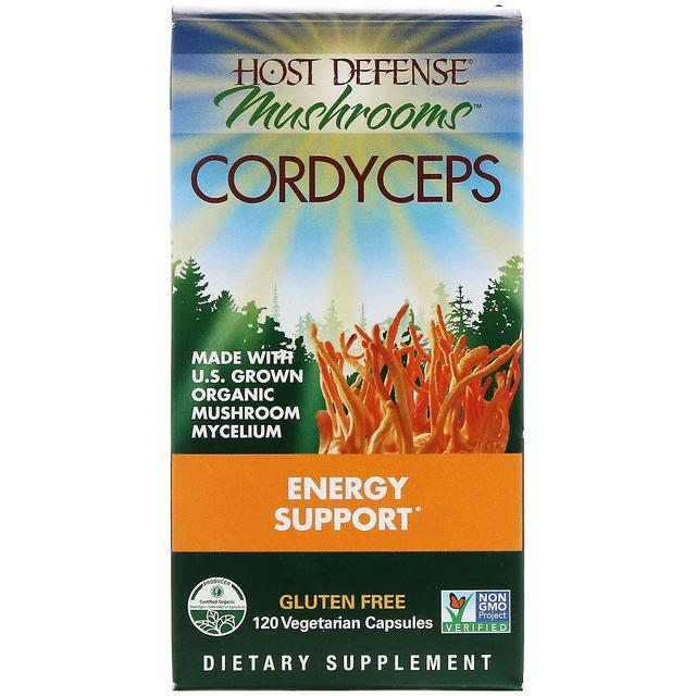 Fungi Perfecti, Cordyceps, Energy Support, 120 Vegetarian Capsules on Productcaster.