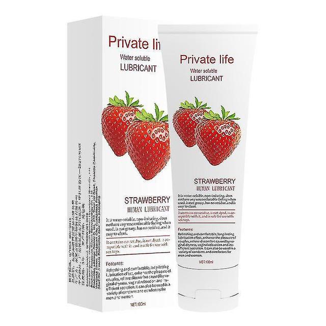 Fruit Flavor Lubricant For Anal Sex Oral Sex Massage Oil Lubricating Oilyj51-3 [XH] 60ml strawberry flavour on Productcaster.