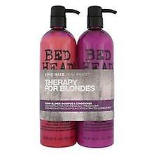 Tigi - Bed Head Dumb Blonde Duo Kit - Cassette for damaged blonde hair 1500ml on Productcaster.