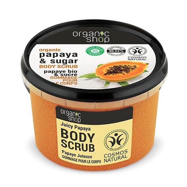 Organic Shop Tropical paradise papaya body scrub on Productcaster.