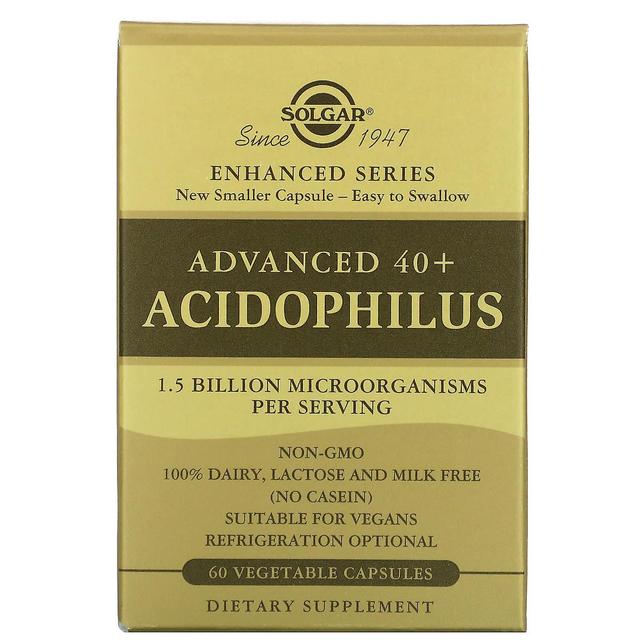 Solgar, Advanced 40+ Acidophilus, 60 Cápsulas Vegetais on Productcaster.