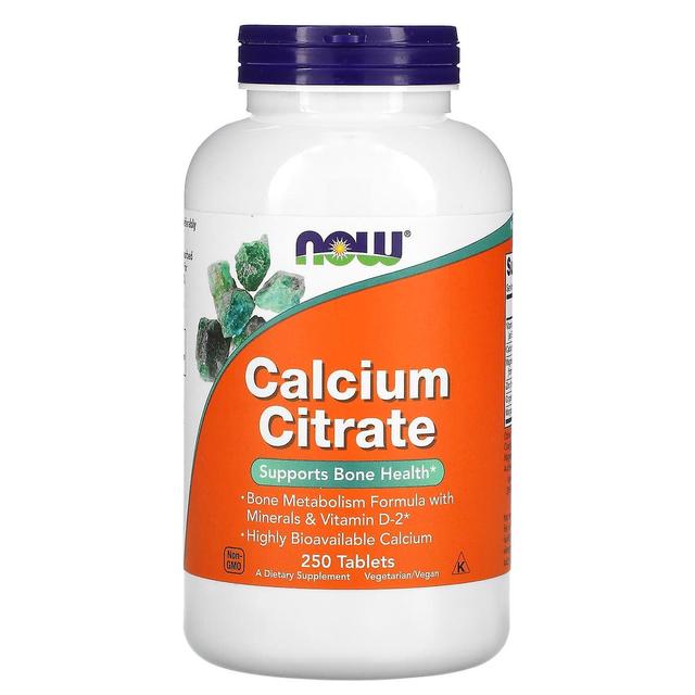 NOW Foods, Calciumcitrat, 250 Tabletten on Productcaster.