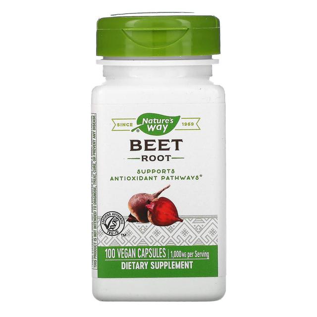 Nature's Way, Beet Root, 500 mg, 100 Vegan Capsules on Productcaster.