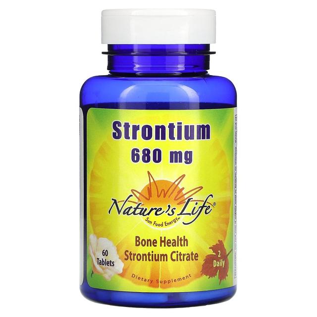 Nature's Life, Strontium, 340 mg, 60 Tablets on Productcaster.