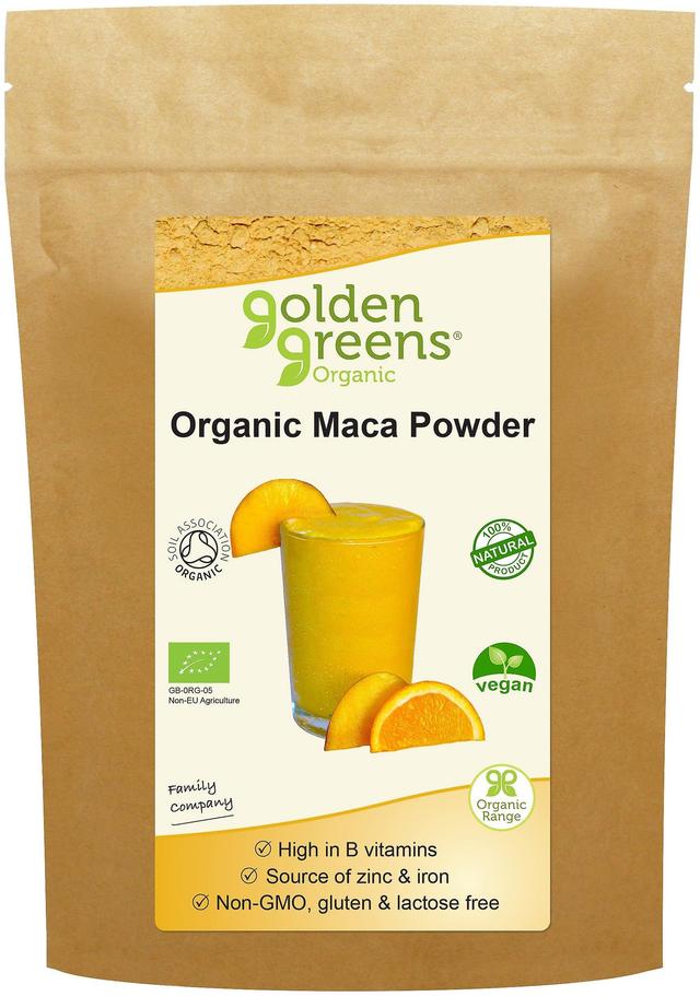 Golden Greens (Greens Organic) Goldenes Grün (Bio-Gemüse) Bio-Maca-Pulver 100g on Productcaster.