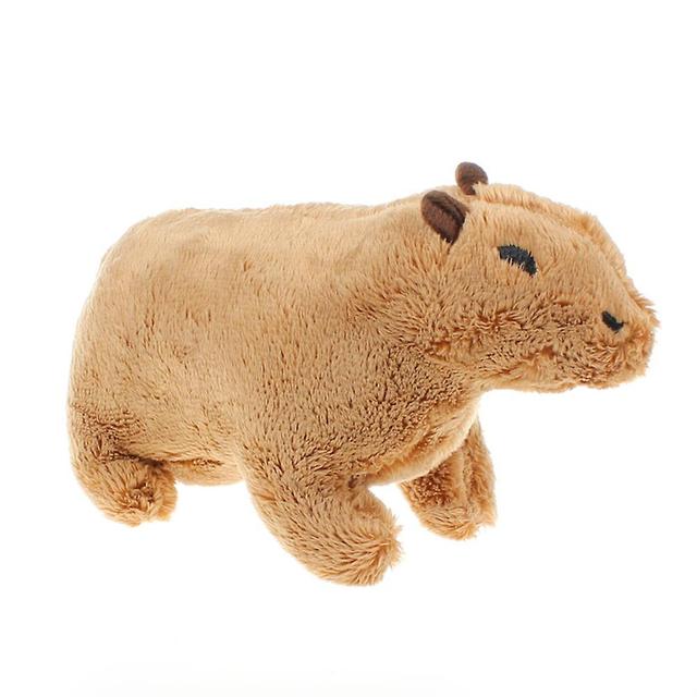 Capybara Rodents Plush Toy Super Soft Cartoon Animal Pillow Pp Cotton Filled Plush Aniamls Doll Brown 30cm on Productcaster.