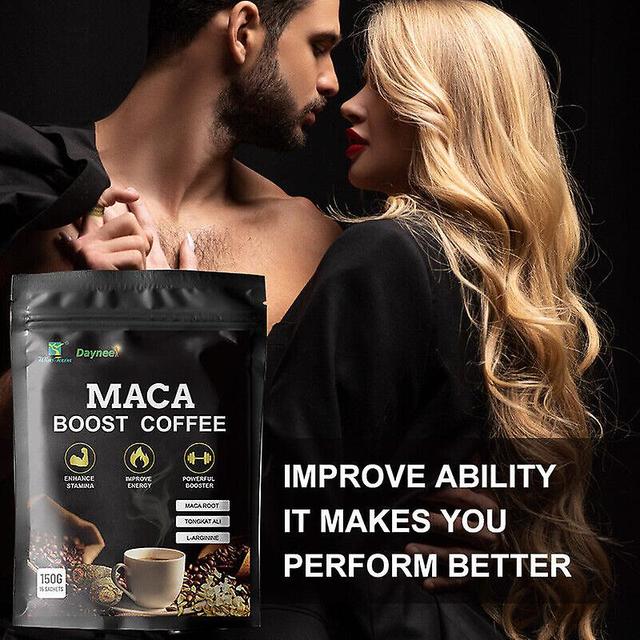 Maca Man Power Energy Extract Coffee Herbs Maca Coffee For Men Chocolate on Productcaster.