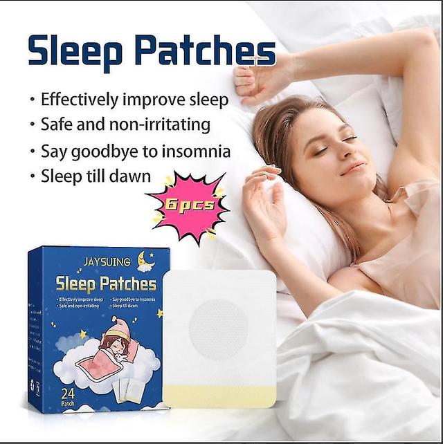 Jaysuing Herbal Sleep Patch, Cant Sleep, Kevyt uni, Huono unen laatu, Monta unta, Hoito Nukkuminen Napalaastari Vitamiinilisät1kpl) 6 kpl on Productcaster.