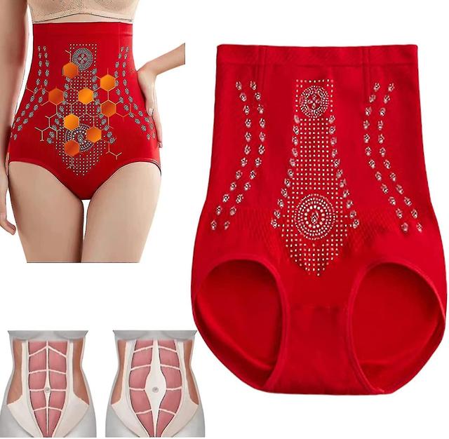 Ions Tech Unique Fibre Restoration Shaper, Graphene Honeycomb Vaginal Tighteningbody Shaping Briefs,fat Burning Tummy1 Pc -GSL red M on Productcaster.