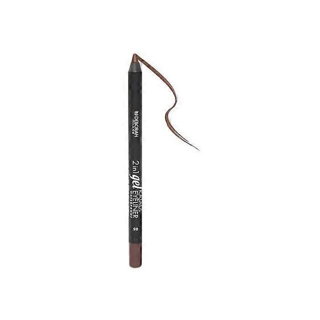 Deborah milano 2 in 1 gel kajal and eyeliner waterproof 05 brown on Productcaster.