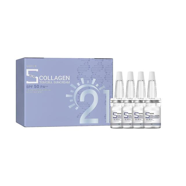 Mysept 4 pezzi di crema solare al collagene essenza di protezione solare 5 ml -lb 16pcs on Productcaster.