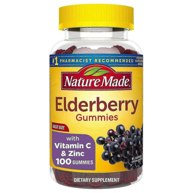 Nature made elderberry gummies with vitamin c and zinc, 100 ea on Productcaster.