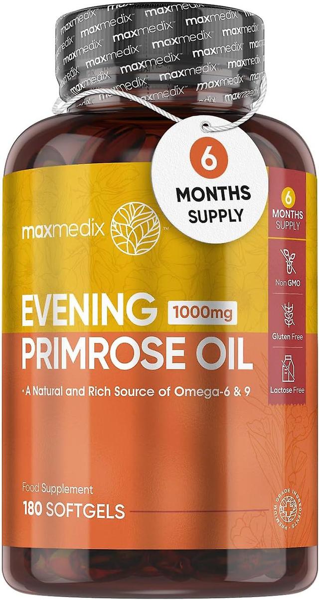 maxmedix Evening Primrose Oil 1000mg 180 Softgel on Productcaster.