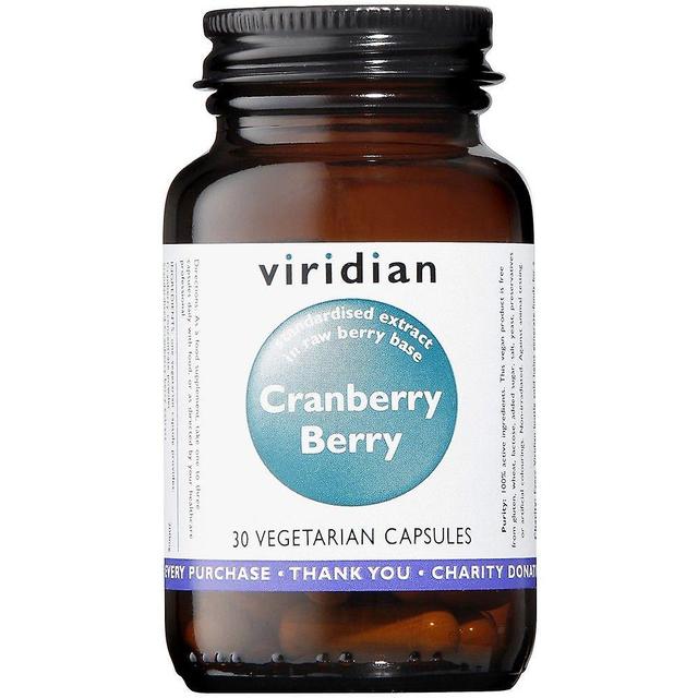 Viridian Cranberry Berry Extract Veg Caps 30 (805) on Productcaster.