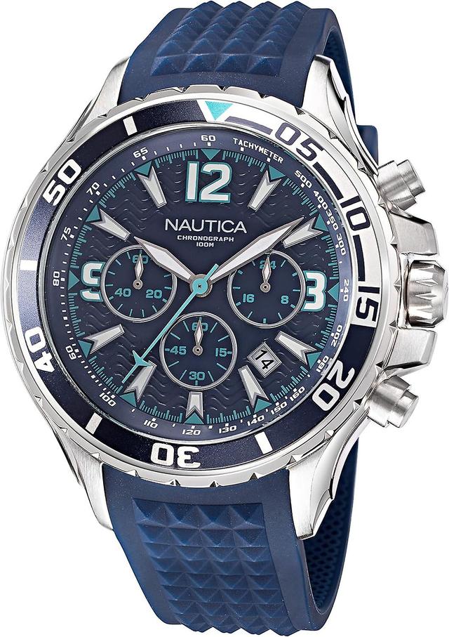 Nautica Herrenuhr NAPNSS214 Blau on Productcaster.