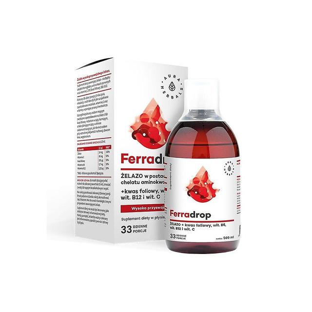 Aura Herbals ferradrop-iron + folic acid liquid 500 ml BI2629 on Productcaster.