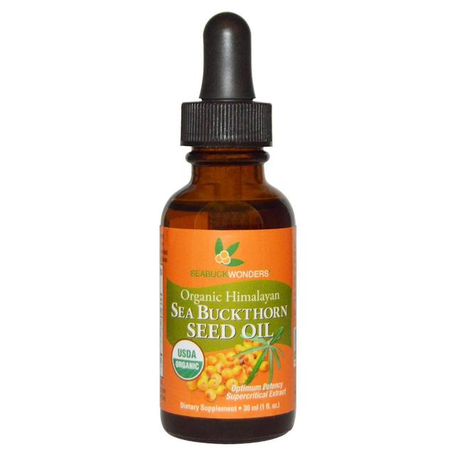 SeaBuckWonders, Organic Himalayan Sea Buckthorn Seed Oil, 1 oz (30 ml) on Productcaster.