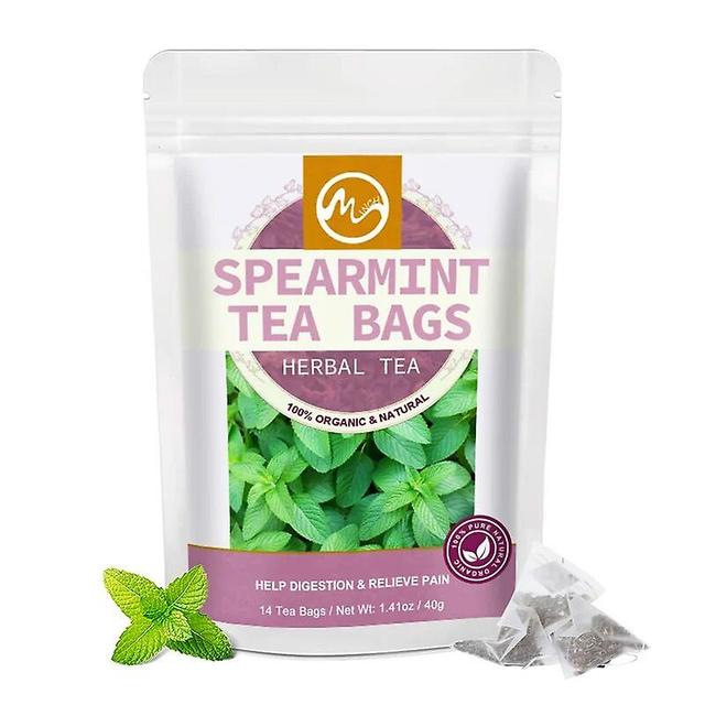 Organic Spearmint Small Teabags Support Digestion & Natural Breath Freshener Non-GMO Caffeine Free Healthy Care For AdultsTIB TIB . 30 D on Productcaster.