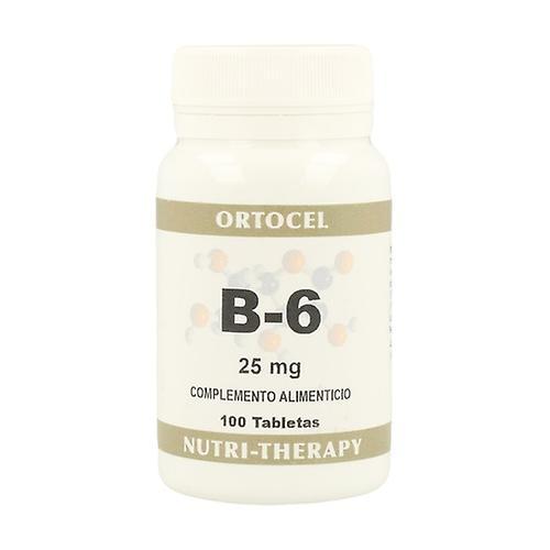 Ortocel Nutri Therapy Vitamin B6 100 tabletter af 25mg on Productcaster.