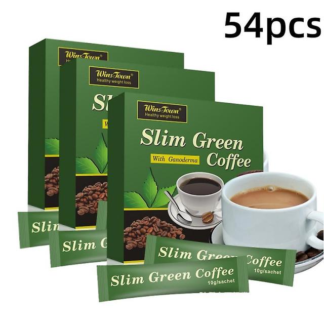 1-3boxes Teabags Slim Green Coffee With Ganoderma Control Weight Tea on Productcaster.