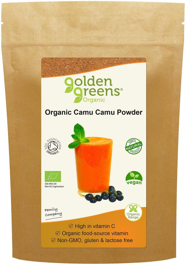 Golden Greens (Greens Organic) Verdes dourados (verdes orgânicos) camu camu orgânico em pó 100g on Productcaster.