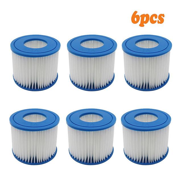 Replacement Swimming Pool Filter Fit For Flowclear Size Vi Filter Cartridge Lay-z-spa - Miami Vegas Palm Springs Paris 6 PCS on Productcaster.