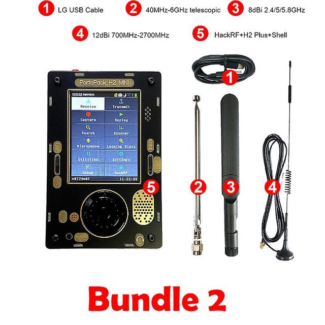 Bimirth Hackrf Portapack H2 Mini Mayhem Specific Modification Firmware+hackrf One 1mhz To 6ghz Sdr + 1400mah Battery + 0.1ppmtcxo Bundle 2 on Productcaster.