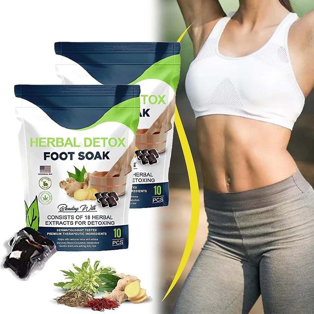 X-Tiger Herbal Detox&shaping Cleansing Foot Soak Beads,herbal Detox Cleansing Foot Soak Beads For Varicose Veins Foot 2pcs on Productcaster.