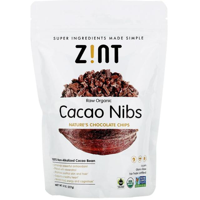 Zint, Rå ekologisk cacao Nibs, 8 oz (227 g) on Productcaster.