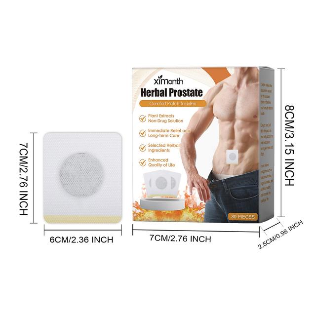 Ofocase Herbal Prostate Care Patch, Men Prostate Comfort Patch, Prostate Belly Button Patch, Breathable Discomfort Relief Promote Navel Urination 2... on Productcaster.