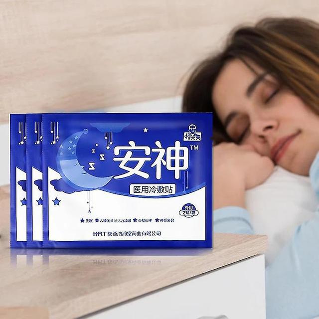 Skwtlv 10pc Improve Sleep Patch Anxiety Essential Oil Relieve Headache Stress Plaster Improve Insomnia Quality Body Relax Sticker Paste on Productcaster.