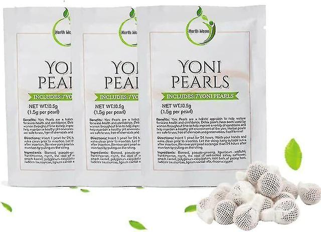 Tianzun Best Yoni Detox Pearls Tampons Natural Herbal Womb Vaginal Cleansing Healing 21Pcs on Productcaster.