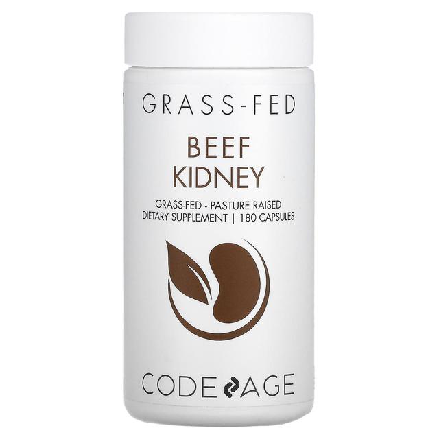 Codeage, Grass-Fed Beef Kidney, Pasture Raised, 180 Capsules on Productcaster.