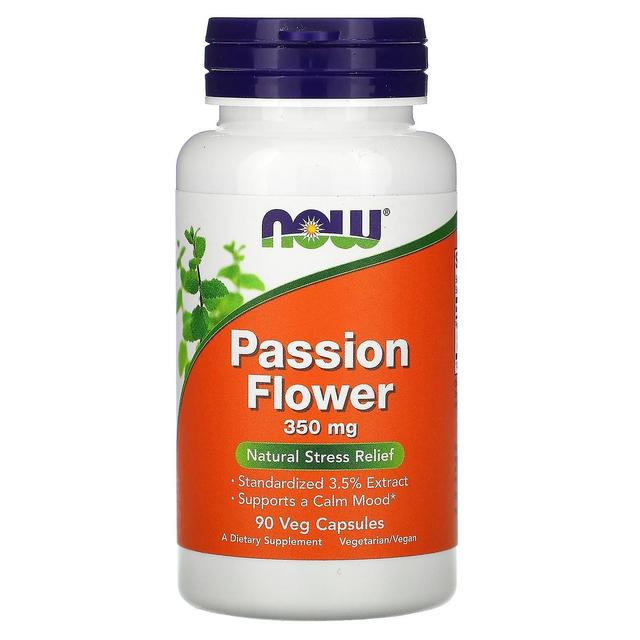 NOW Foods, Passionsblume, 350 mg, 90 vegetarische Kapseln on Productcaster.