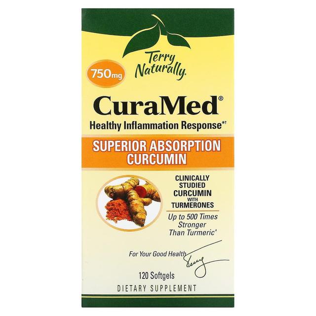 Terry Naturally, CuraMed, 750 mg, 120 Softgels on Productcaster.