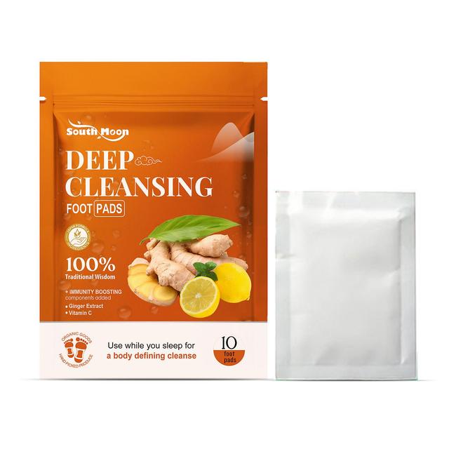 unbrand Ginger Deep Cleansing Foot Patches Ocet bambusowy Usuń zanieczyszczenia Plastry do stóp na ból pleców Ból ciała on Productcaster.