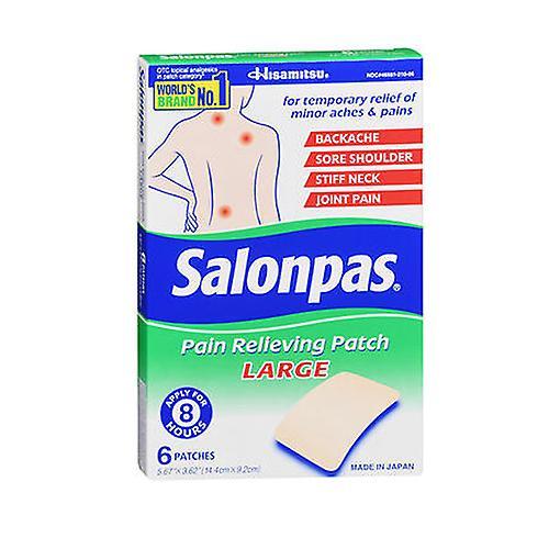 Salonpas Náplasti na zmiernenie bolesti salonpasov veľké, po 6 (balenie po 1) on Productcaster.