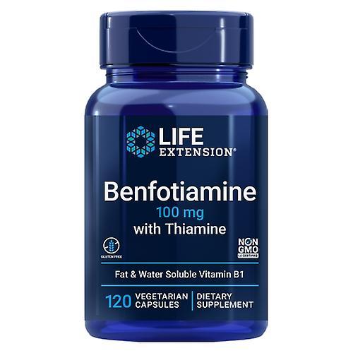 Life Extension Predĺženie životnosti Benfotiamín s tiamínom,100 MG,120 čiapky (balenie po 6) on Productcaster.