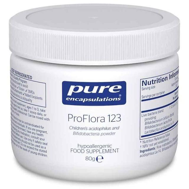 Pure Encapsulations ProFlora 123 (dairy-free) 80g on Productcaster.