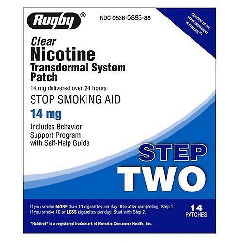 Rugby Nicotine Transdermal Patch Clear, 14 mg, 14 Patches (Pack of 1) on Productcaster.