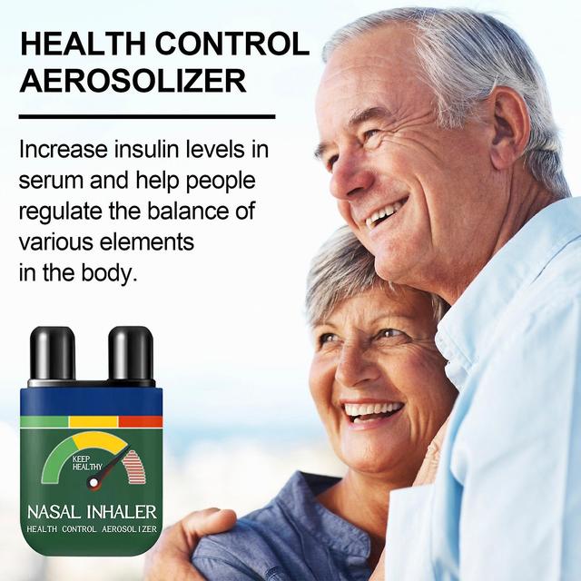 Health Control Aerosolizer Natural Sugar Control Supplement Herbal Nasal Inhaler, Blood Sugar Balance Support Nasal Inhaler Stick 2ml - 1pcs on Productcaster.