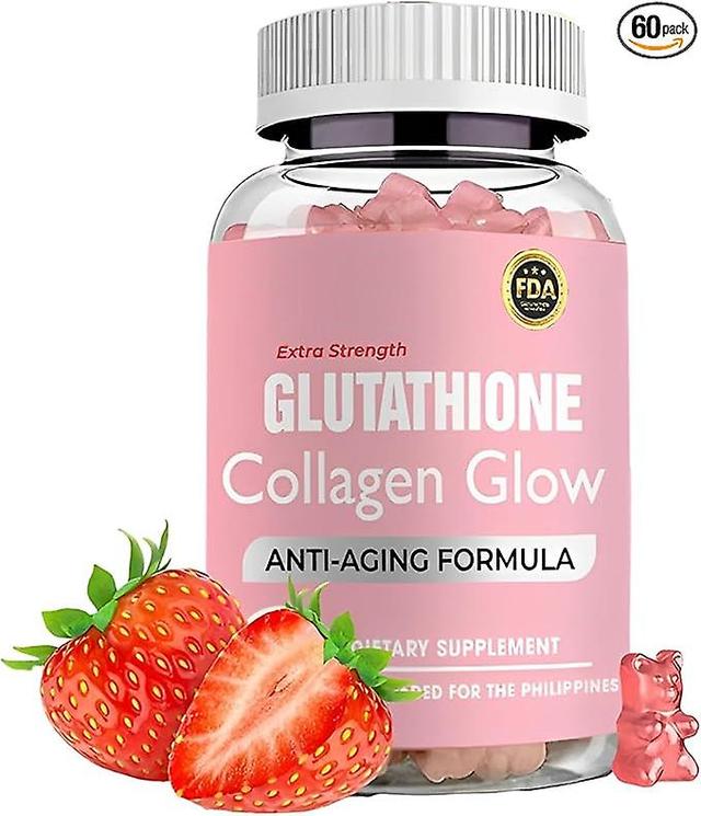 Szdkv Glutathion Collageen Gummies, Glutathion Collageen Glow Gummies voor Donkere Vlek, Collageen Glutathion Whitening Gummies 1 Bottle on Productcaster.