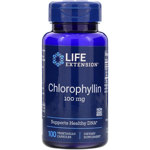 Life Extension, Chlorophyllin, 100 mg, 100 Vegetarian Capsules on Productcaster.