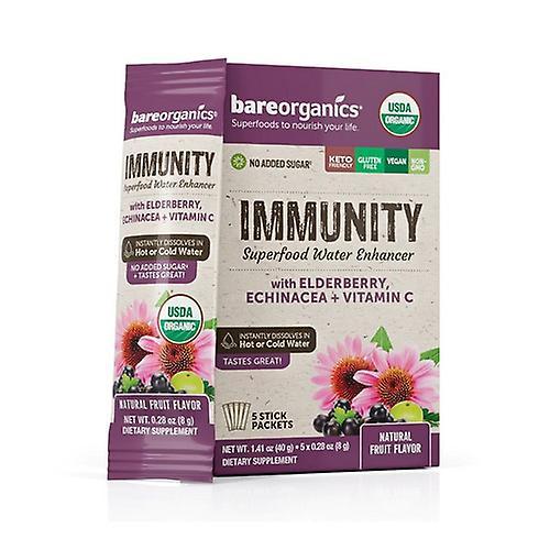 Bare Organics Immunity Blend Water Enhancer, 5 Packets (Pack of 1) on Productcaster.