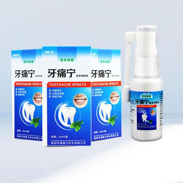 Luckitem Quick Relief Toothache Spray Quick Relieve Pain & Inflammation Toothache Spray for Men Women Tooth D on Productcaster.