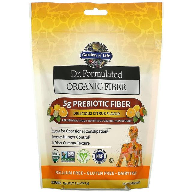 Garden of Life, Dr. Formulated Organic Fiber, Citrus, 7.9 oz (223 g) on Productcaster.