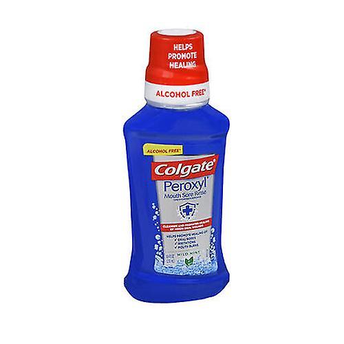 Colgate Peroxyl Mouth Sore Rinse Alcohol-Free, Mild Mint 8.4 oz (Pack of 1) on Productcaster.