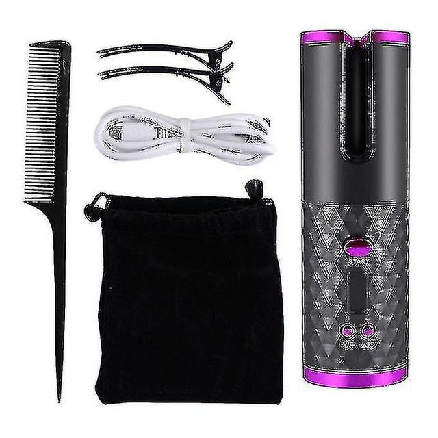 Cordless Hair Curler,automatic Curling , Auto Rotating Silver on Productcaster.