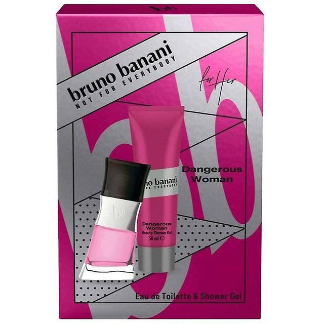 Giftset Bruno Banani Dangerous Woman Edt 30ml + Shower Gel 50ml on Productcaster.